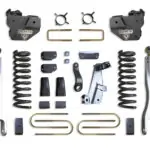 MaxTrac 8" Lift Kit with 4-Links and Vulcan Shocks for Factory Rear Air Ride for 2013-2018 RAM 3500 4WD Diesel-K947385VLA