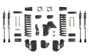 MaxTrac 4" Lift Kit with Vulcan Shocks for Factory Rear Air Ride for 2019-2024 RAM 2500 4WD Diesel-K947441VA