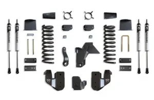 MaxTrac 8" Lift Kit with Vulcan Shocks for Factory Rear Air Ride for 2019-2024 RAM 2500 4WD Diesel-K947485VA