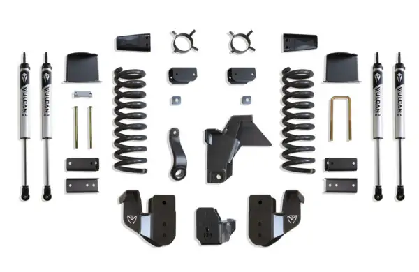 MaxTrac 8" Lift Kit with Vulcan Shocks for Factory Rear Air Ride for 2019-2024 RAM 2500 4WD Diesel-K947485VA