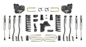 MaxTrac 4" Lift Kit with 4-Links and Fox Shocks for 2019-2024 RAM 3500 Diesel-K947541FL