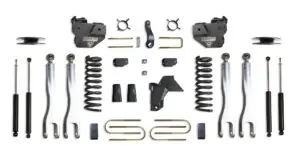 MaxTrac 4" Lift Kit with 4-Links and MaxTrac Shocks for Factory Rear Air Ride for 2019-2024 RAM 3500 4WD Diesel-K947541LA