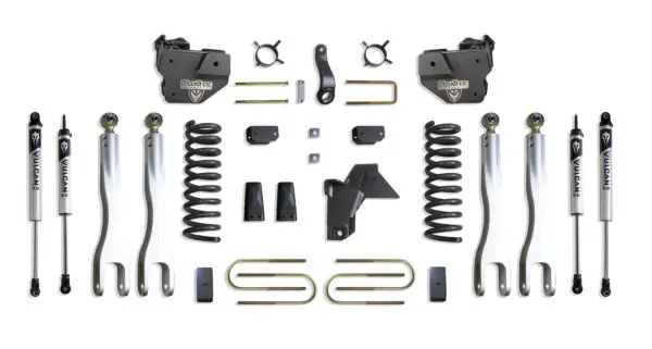 MaxTrac 4" Lift Kit with 4-Links and Vulcan Shocks for 2019-2024 RAM 3500 4WD Diesel-K947541VL