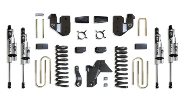 MaxTrac 4" Lift Kit with Vulcan Reservoir Shocks for 2019-2024 RAM 3500 4WD Diesel-K947541VR