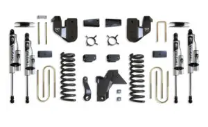 MaxTrac 4" Lift Kit with Vulcan Reservoir Shocks for Factory Rear Air Ride for 2019-2024 RAM 3500 4WD Diesel-K947541VRA