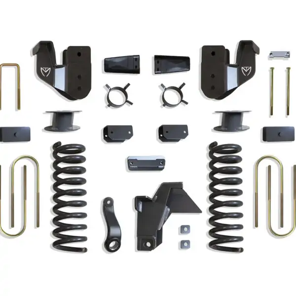 MaxTrac 6" Lift Kit with Vulcan Shocks for Factory Rear Air Ride for 2019-2024 RAM 3500 4WD Diesel-K947563VA