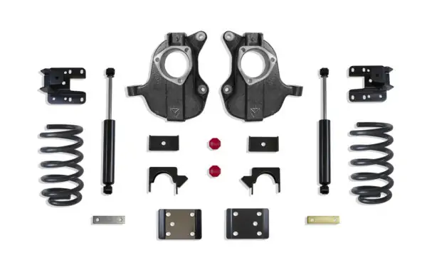 MaxTrac 4"/6" Lowering Kit with Spindles/Coils for 2016-2018 Silverado/Sierra 1500 2WD/4WD 2DR (Stamped/Aluminum Arms)-KC331546-6