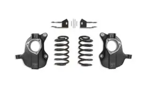 MaxTrac 2"/4" Lowering Kit with Spindles for MagneRide for 2015-2020 GM SUV 2WD/4WD-KC331624A