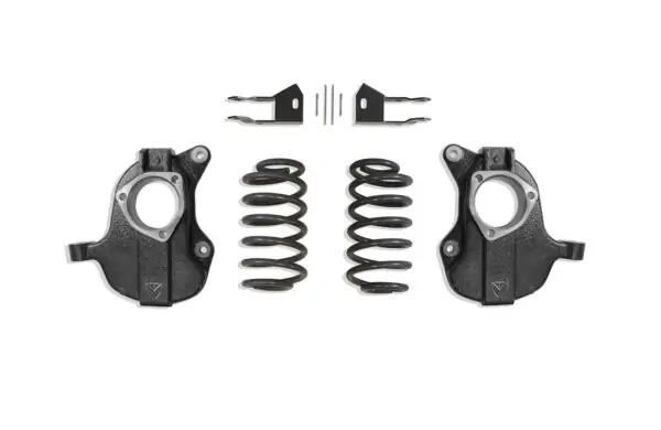 MaxTrac 2"/4" Lowering Kit with Spindles for MagneRide for 2015-2020 GM SUV 2WD/4WD-KC331624A