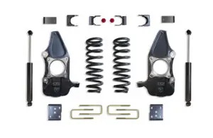 MaxTrac 3"/5" Lowering Kit with Spindles for 2009-2014 F-150 4DR-KC333435