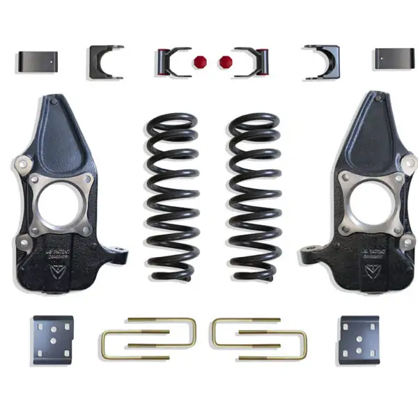 MaxTrac 3"/5" Lowering Kit with Spindles for 2009-2014 F-150 4DR-KC333435