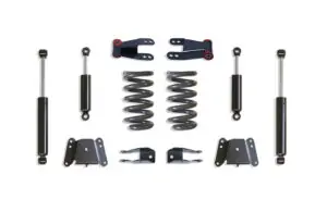 MaxTrac 2"/4" Lowering Kit with Coils for 1973-1987 C10-KH331124