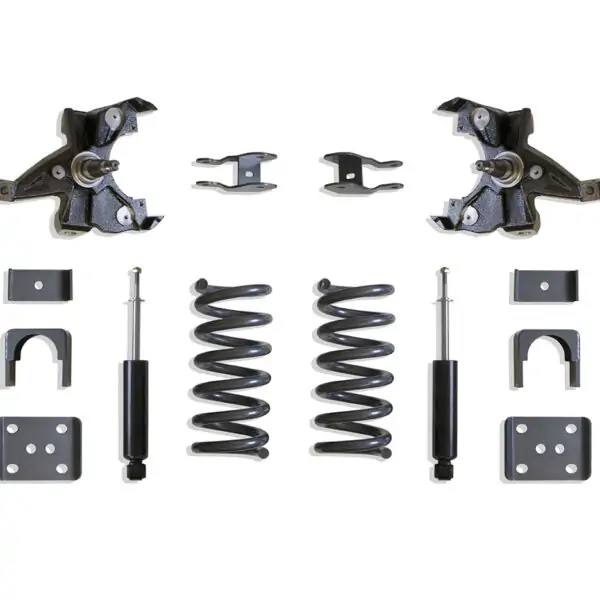 MaxTrac 3"/5" Lowering Kit with HD Rotors for V6 Models for 1988-1998 Silverado/Sierra 1500 2WD-KS330535H-6