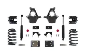 MaxTrac 3"/5" Lowering Kit with Spindles/Coils for Ext/Crew Cab for 2007-2013 Silverado/Sierra 1500-KS331335-8