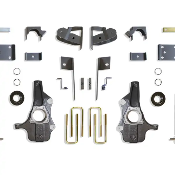 MaxTrac 3"/5" Lowering Kit with Spindles/Struts for 2019-2024 Silverado/Sierra 1500 2WD-KS331935S