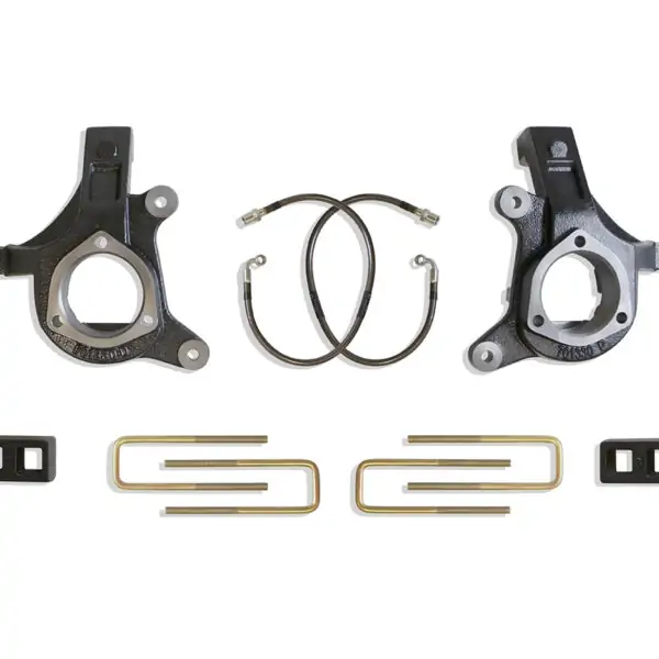 MaxTrac 3" Lift Kit with Fox Shocks for 2007-2016 Silverado/Sierra 1500 2WD (Cast Steel Arms)-KS881332F