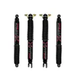 Skyjacker Black Max Twin Tube Foam Cell Hydraulic with Black Boot 0-3.5 Front and 0-2.5 Rear Lift Shocks for 2011-2023 Chevrolet Silverado 2500HD