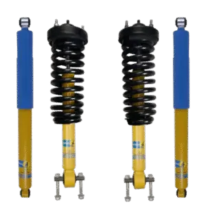Bilstein B6 4600 Assembled Front Coilovers with OE Replacement Coils and Rear Shocks for 2019-2023 Ford Ranger