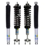 Bilstein B8 5100 RHA 0-2.5 Assembled Front Lift Coilovers with OE Replacement Coils and 0-1 Rear Lift Shocks for 2019-2023 Ford Ranger