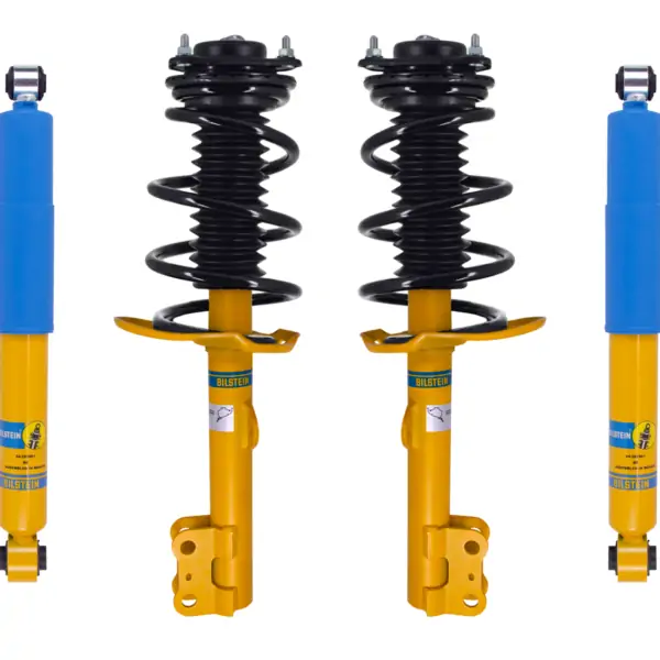 Bilstein Front B6 Performance Front Assembled Coilovers and B6 4600 Rear Shocks for 2014-2019 Toyota Highlander