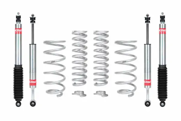 Eibach Stage 1 PRO-TRUCK-LIFT 2.75 Front and 1.75-2.25 Rear Shocks w-Coil Springs for 2010-2024 Toyota 4Runner 4WD