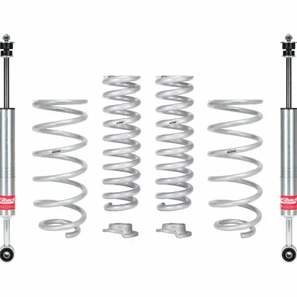 Eibach Stage 1 PRO-TRUCK-LIFT 2.75 Front and 1.75-2.25 Rear Shocks w-Coil Springs for 2010-2024 Toyota 4Runner 4WD