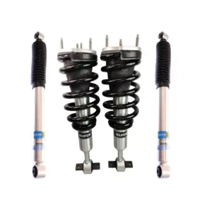 Bilstein 6112 Assembled Front 1.1-2.75 Lift Coilovers with 5100 0-1 Rear Lift Shocks for 2007-2014 GMC Yukon 2WD-4WD