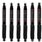 80-96 Ford F-150 4WD 4 Quad Front Shocks and 1.5-5 Rear Lift Skyjacker Black MAX Shocks