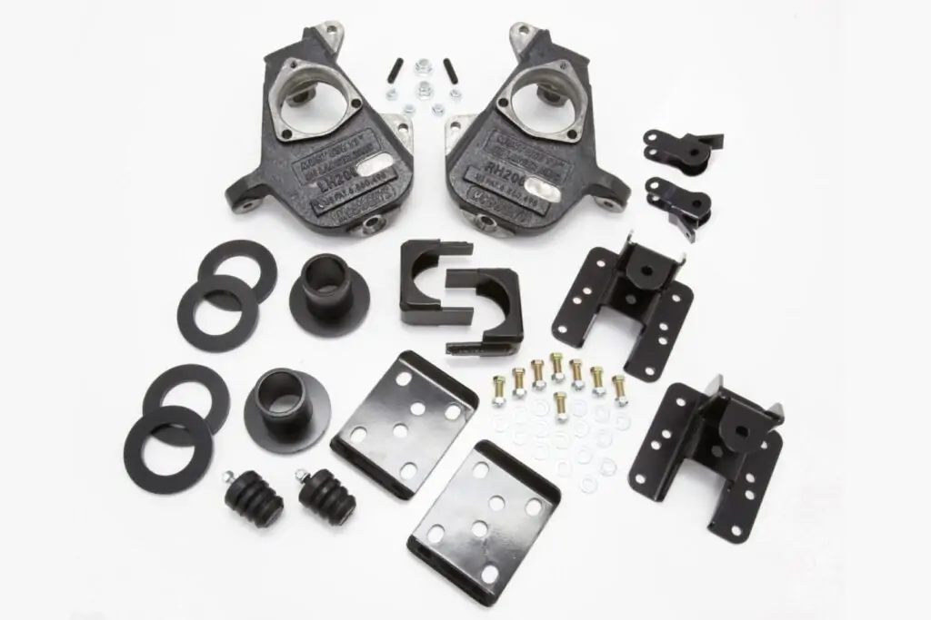 McGaughy's 3-5 4-6 Lowering Kit for 2007-2013 Chevrolet Silverado 1500 2WD