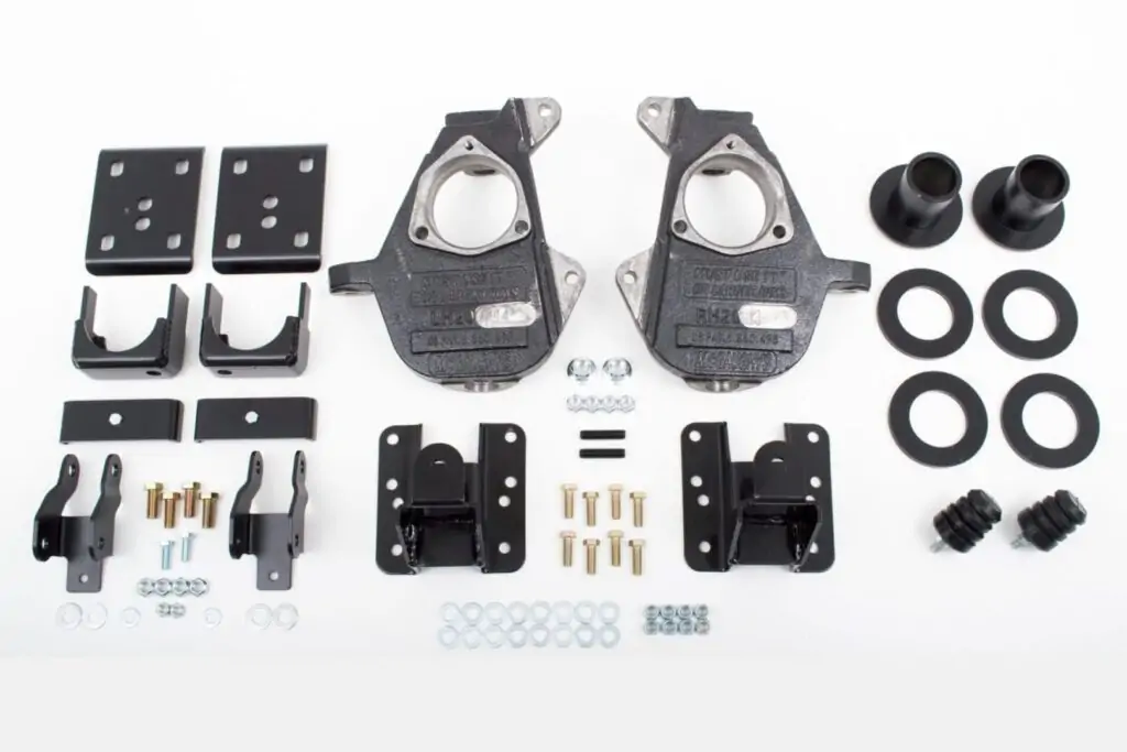 McGaughy's 3-5-4-6 Lowering Kit for 2014-2018 Chevrolet Silverado 1500 2WD Cast