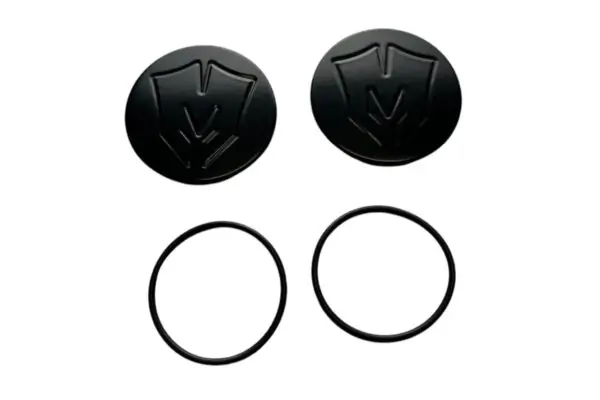 McGaughy's Billet Ball Joint Caps BLACK (fits Upper Arms), GM Truck