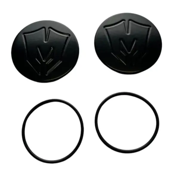 McGaughy's Billet Ball Joint Caps BLACK (fits Upper Arms), GM Truck