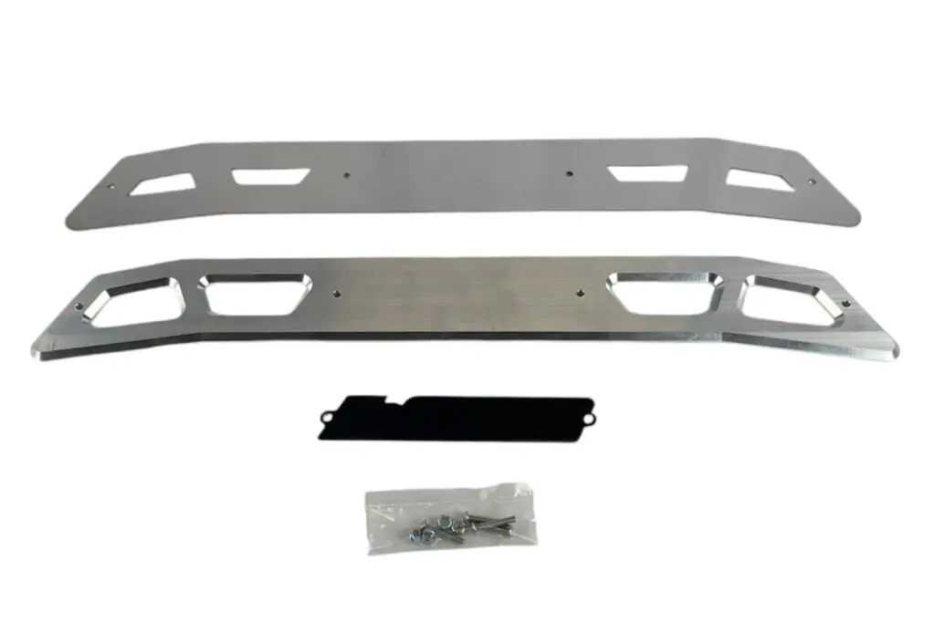 McGaughy's Billet Face Plate For 2020-2025 GMC Sierra 2500 RAW (fits 4 Crossmember)