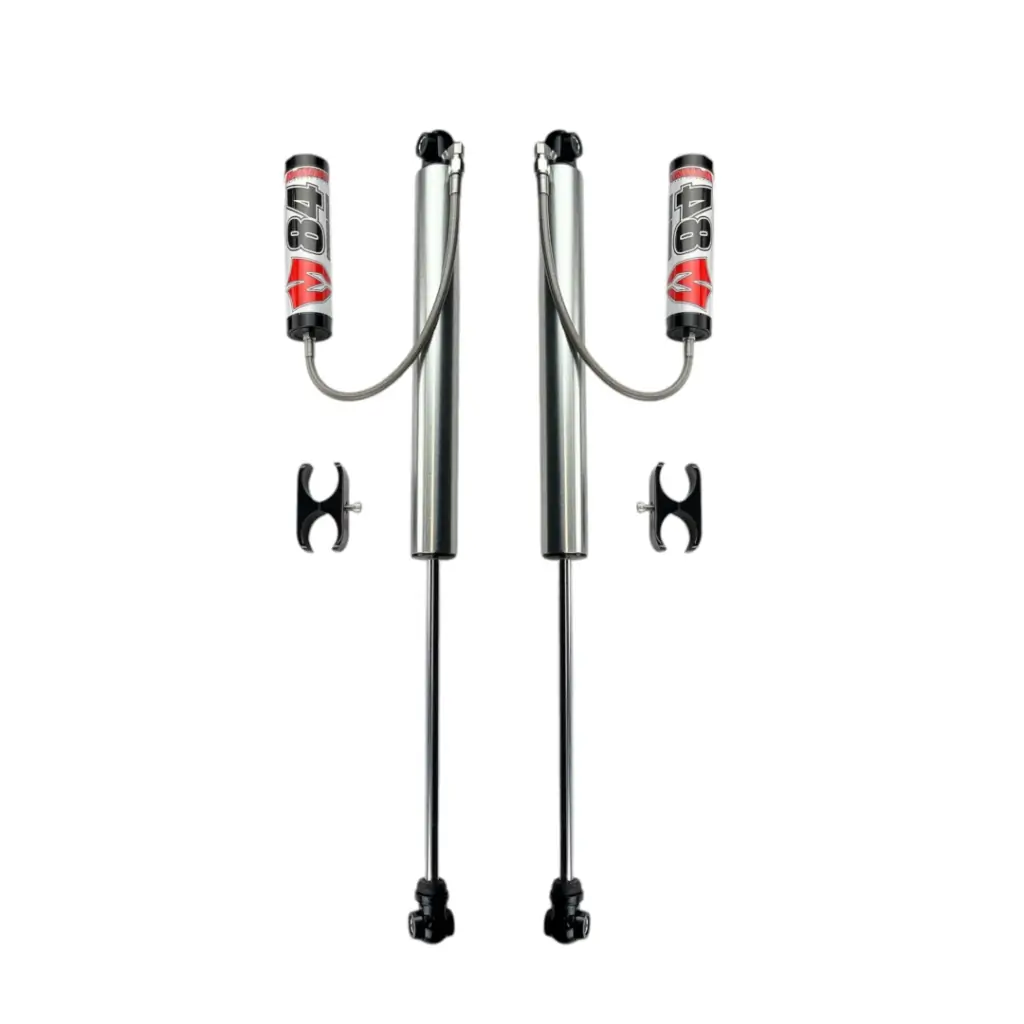 McGaughy's M84 Reservoir Rear Shocks for 2011-2025 Chevrolet Silverado 2500 2WD-4WD