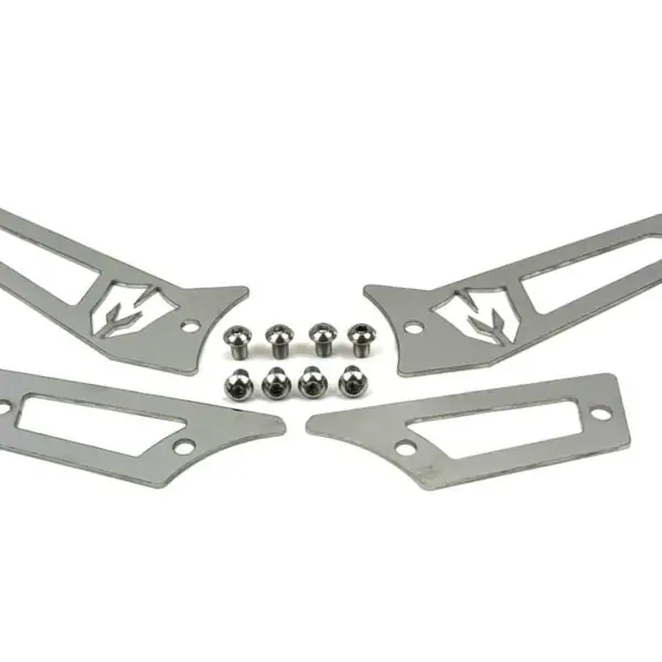 McGaughy's Replacement Stainless Steel Badges for Upper Control Arms, 2007-2018 GMC Sierra 1500