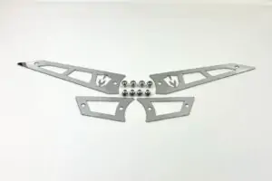McGaughy's Replacement Stainless Steel Badges for Upper Control Arms, 2019-2025 Chevrolet Silverado 1500