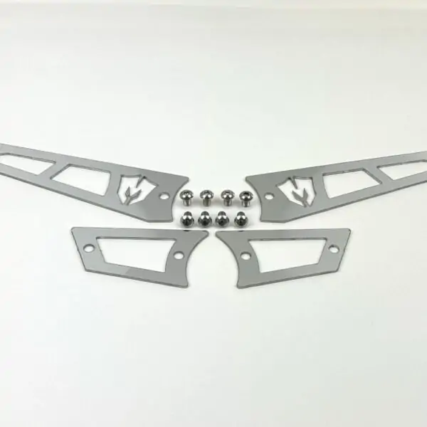 McGaughy's Replacement Stainless Steel Badges for Upper Control Arms, 2019-2025 GMC Sierra 1500