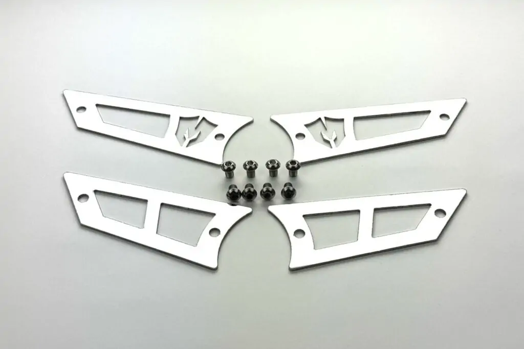 McGaughy's Replacement Stainless Steel Badges for Upper Control Arms for 2020-2025 Chevrolet Silverado 2500