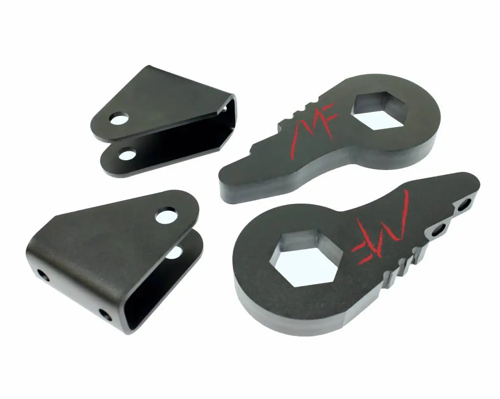MotoFab 1-3" Front Leveling Lift Kit - 2001-2010 Chevy Sierra Silverado 2500HD 3500HD