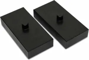MotoFab 1" Rear Lift Blocks SuperDuty Kit - 1999-2024 Ford F250 F350