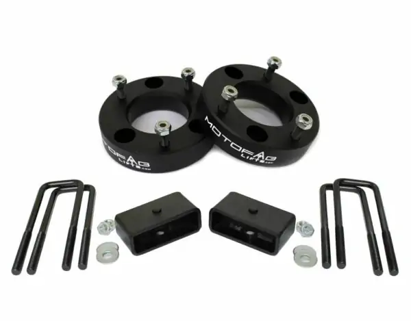 MotoFab 2" Front and 2" Rear Leveling Lift Kit - 2007-2019 Chevy Silverado Sierra GMC