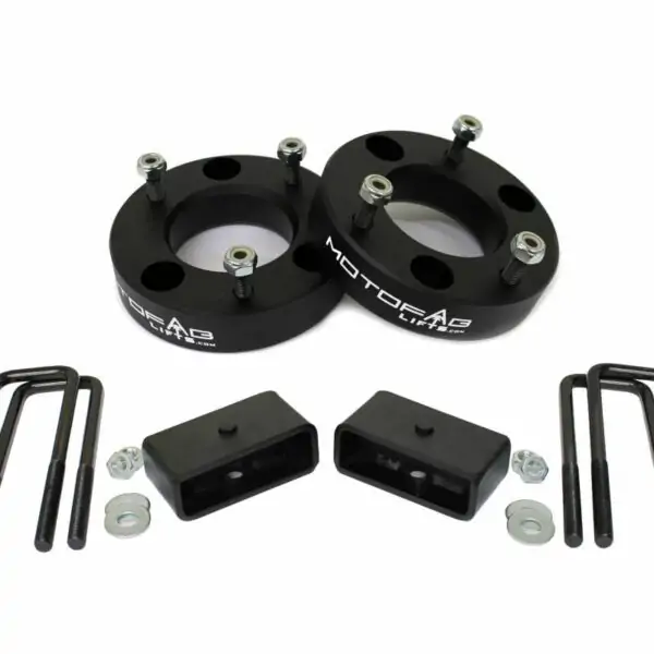 MotoFab 2" Front and 2" Rear Leveling Lift Kit - 2007-2019 Chevy Silverado Sierra GMC