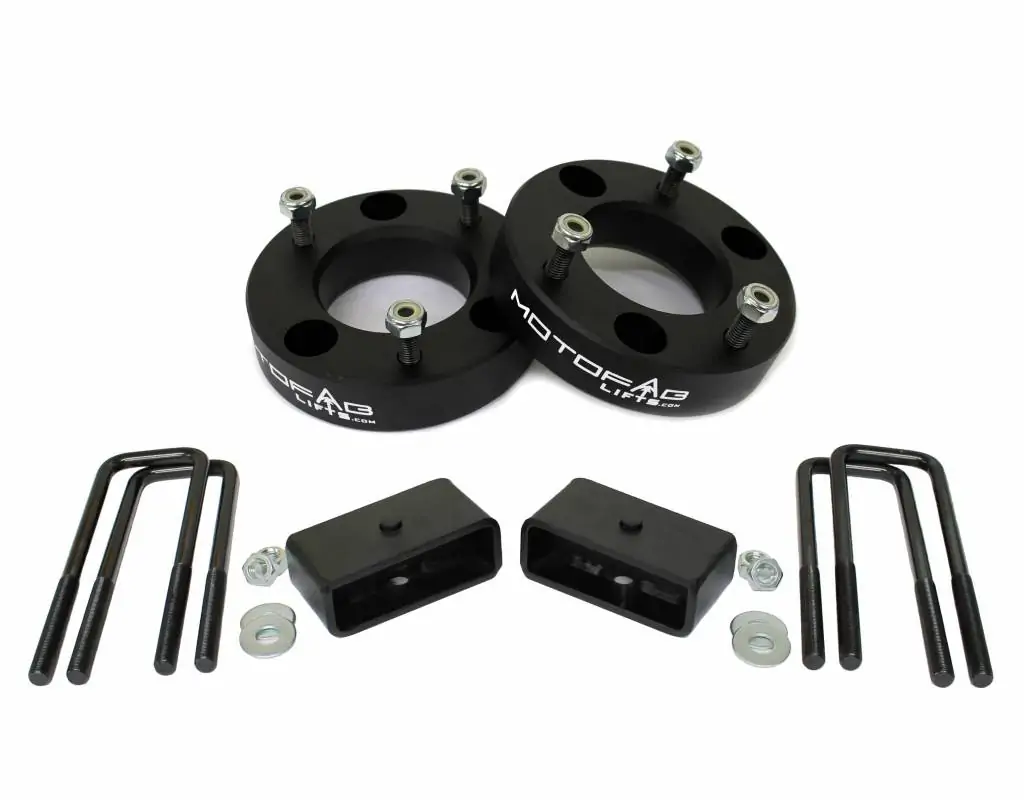 MotoFab 2" Front and 2" Rear Leveling Lift Kit - 2007-2019 Chevy Silverado Sierra GMC