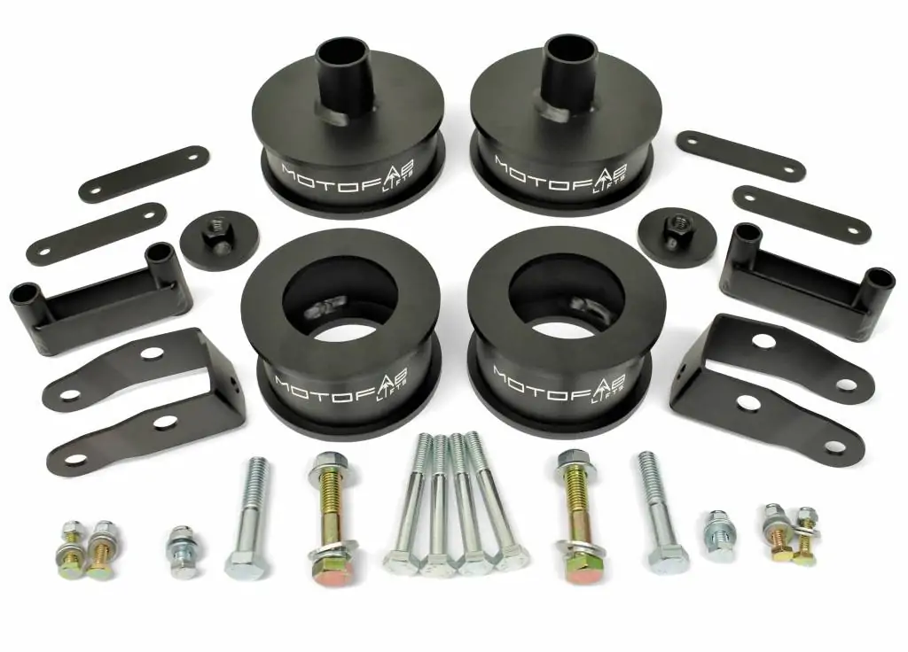 MotoFab 2.5" Front 2" Rear Full Lift Kit with Shock Extenders - 2007-2018 Jeep Wrangler JK