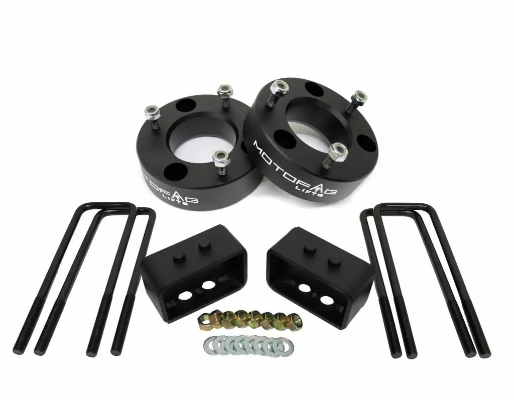 MotoFab 2.5" Front and 1.5" Rear Leveling Lift Kit - 2009-2020 Ford F150