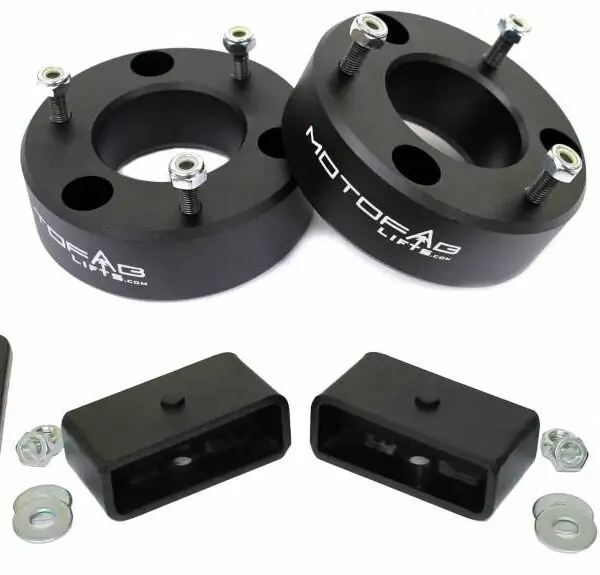 MotoFab 3" Front 2" Rear Leveling Lift Kit - 2004-2023 Nissan Titan