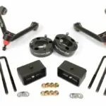 MotoFab 3" Front 2" Rear Leveling Lift Kit with Upper Control Arms - 2017-2018 Chevy Silverado / GMC Sierra 1500