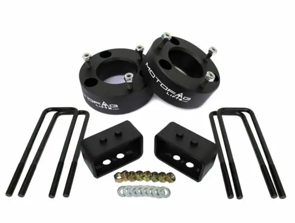 MotoFab 3" Front and 2" Rear Leveling Lift Kit - 2004-2014 Ford F150