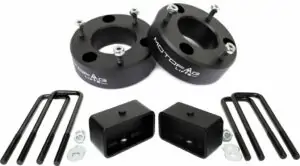 MotoFab 3" Front and 2" Rear Leveling Lift Kit - 2007-2019 Chevy Silverado Sierra GMC