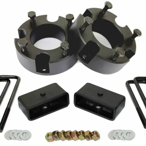 MotoFab 3" Front and 2" Rear Leveling Lift Kit - 2007-2021 Toyota Tundra